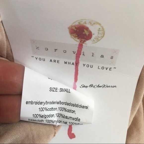 Anthropologie NWT peach crochet lace maxi-dress *shop@iamwarrior - Picture 7 of 8